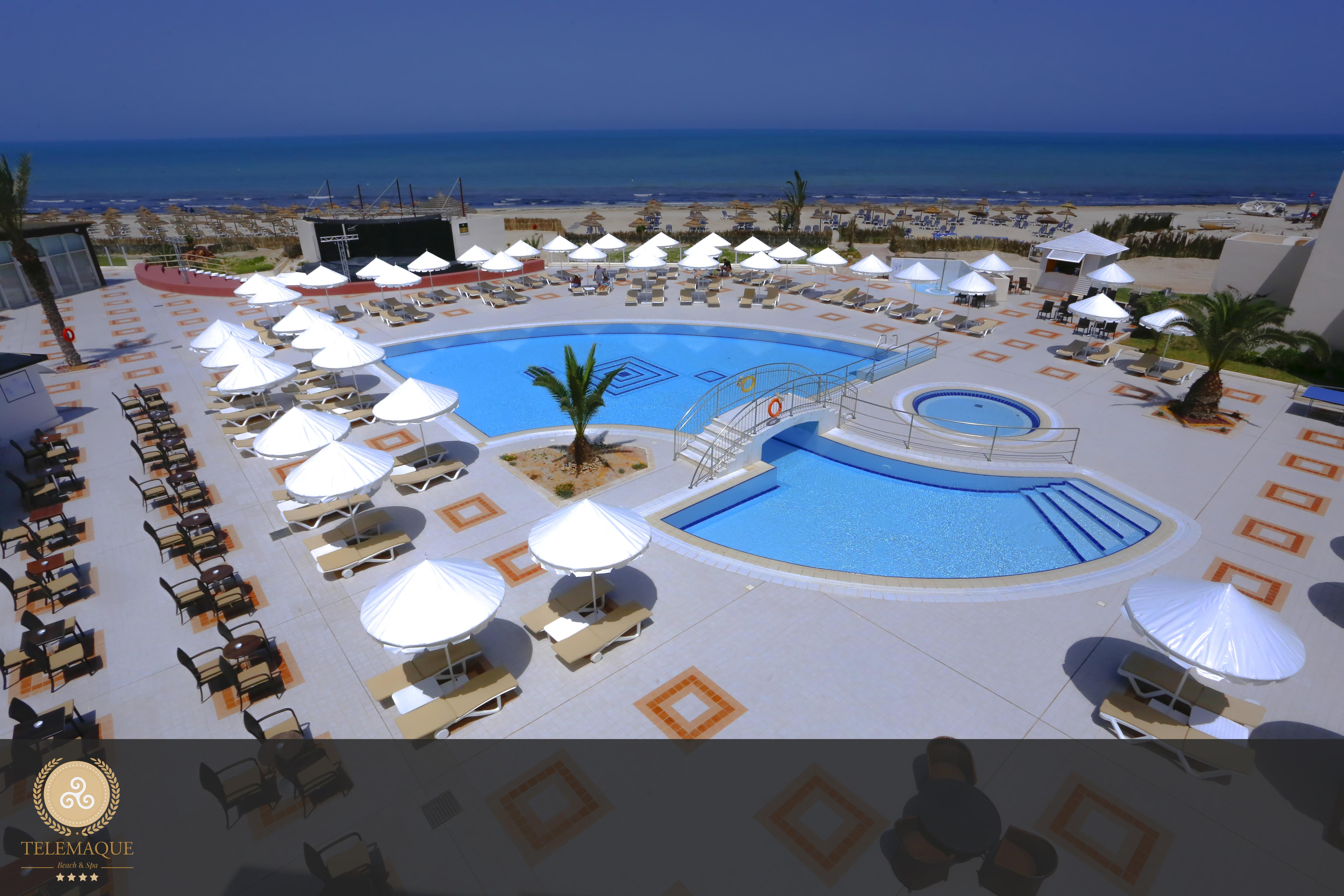 Telemaque Beach & Spa Mezraia Ngoại thất bức ảnh